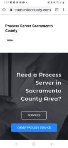 process server sacramento county